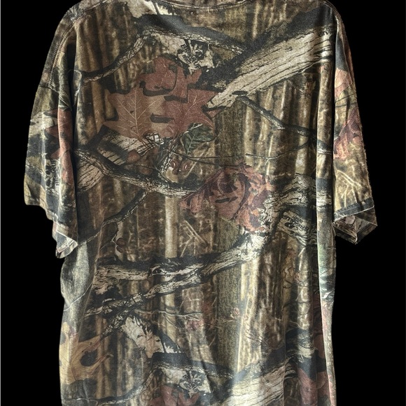 MOSSY OAK BREAK UP INFINITY PATTERN MENS TEE 2XL pre-owned - Picture 2 of 8